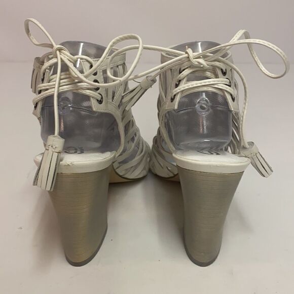 SBICCA MANITOU LEATHER ANKLE STRAP GLADIATOR SANDALS A10 - Picture 6 of 13